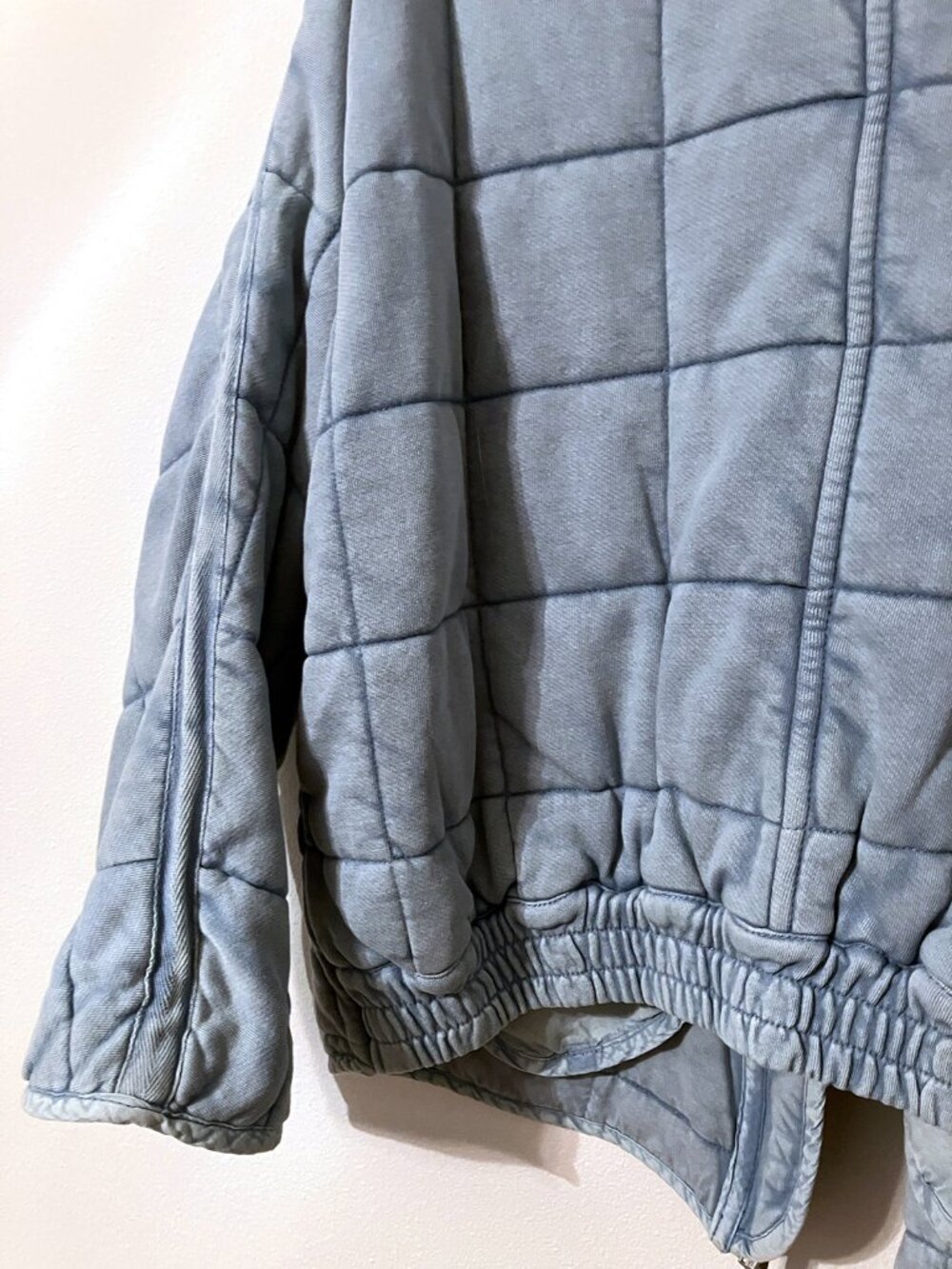 Free People Quilted Dolman Jacket, Wavy Waters | Size M - Picture 10 of 10